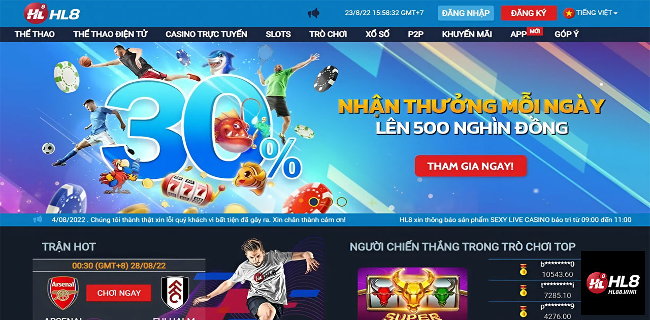 TRANG CHỦ HL8 - HL88 - HL8 CASINO - NHÀ CÁI HL8