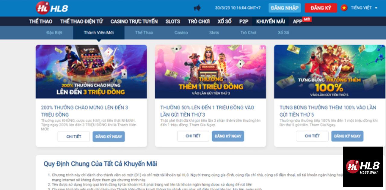 THỂ THAO HL8 - HL8 - HL88 - HL8 CASINO - NHÀ CÁI HL8